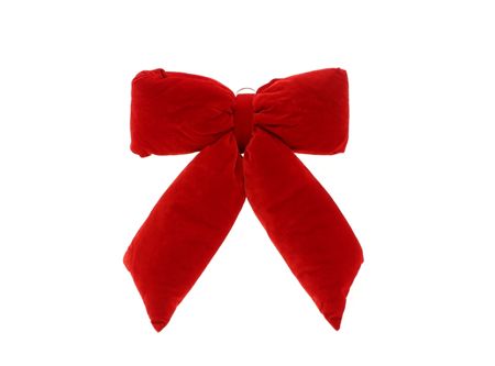 Bow Cushioned Grace Red 53x28cm