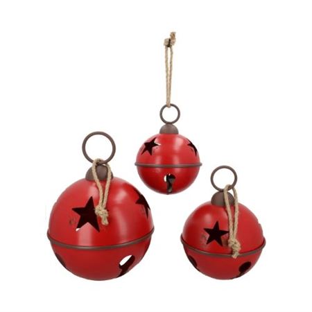 Hanger Snowbell Tingle Red Set Of 3
