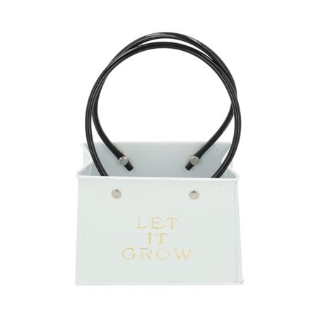 Pot Baggy Let It Grow White 14cm