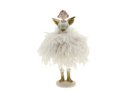 Hanging Angel Isabel White 22x9cm