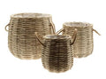 Basket Wicker Rope Set Of 3
