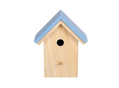 Hanger Birdhouse Cabin Blue (PACK OF 2)