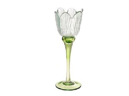 Tealight Tulipa Lux Green 22.5x8cm