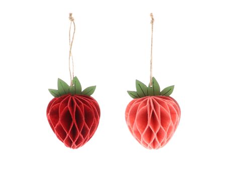 Felt Hanger Strawberry Pink 8x4x11cm (pack of 3)