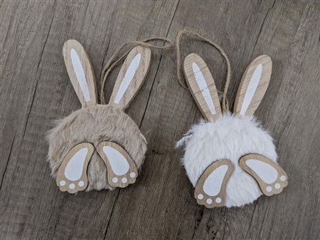 Hanger Bunny Friend Assorted 8.5x1x13cm (PACK OF 5)