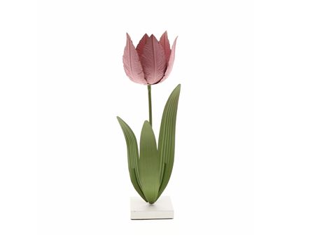 Tulip On Base Pink 48cm