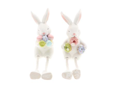Bunny Figure With Cookie Assorted 12x7x6cm (PACK OF 2)