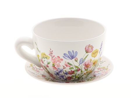 Pot Cup & Saucer Fiori 23cm