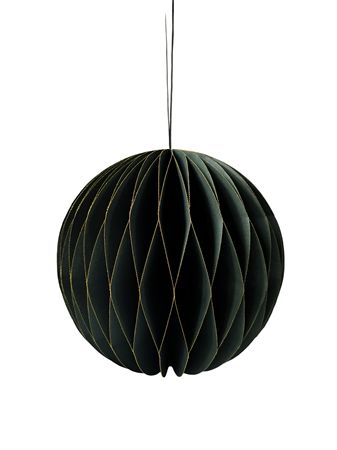 Hanging Ball Green & Gold 24cm