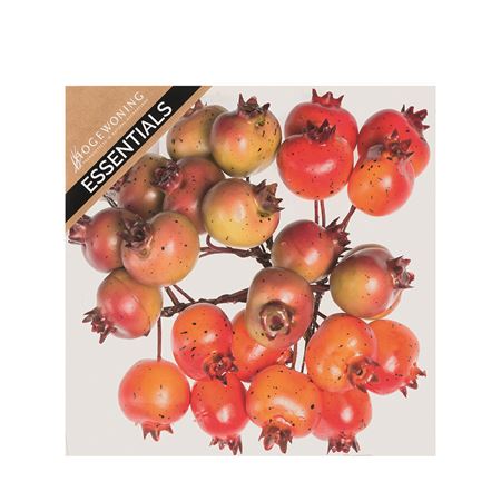 Pomegranates On Wire 3cm X24 Orange