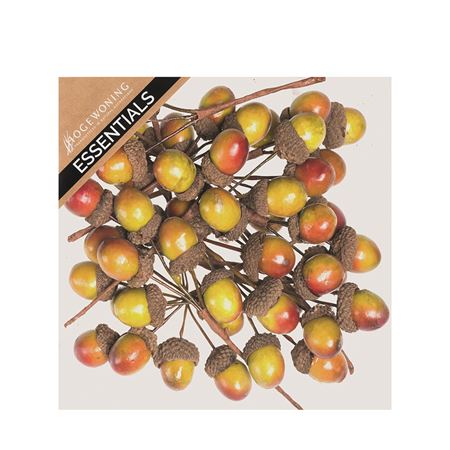 Acorn On Wire Green Red X48