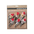 Robin Xmas Hat Birds On Clip 9cm X6