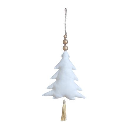 Hanger Tree Velvet 22cm White