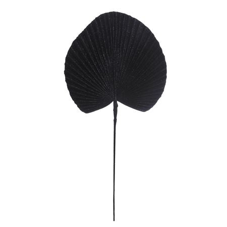 Fan Palm Glitter Black