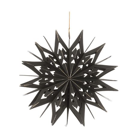 Paper Star Hanger 30cm Black
