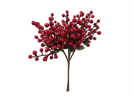 Pick Berry X6 Stems Red 30cm