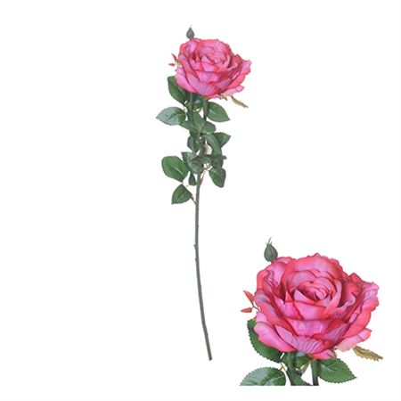 Artificial Ireland Rose Fuchsia 66cm (PACK OF 2)