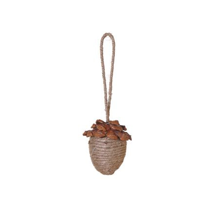 Hanger Pinecone Rope 7cm Natural