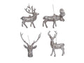 Hanger Deers Assorted 14cm silver (PACK OF 3)