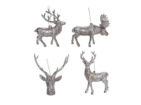 Hanger Deers Assorted 14cm silver