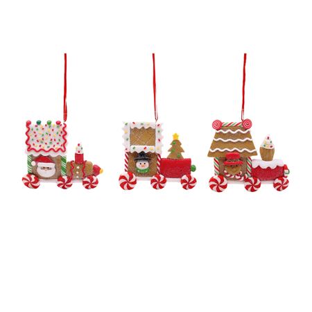 Gingerbread Train Hanger Assorted 11cm ( any one)