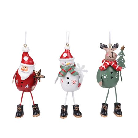 Hanger Metal Snowman 14cm