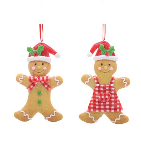 Gingerbread People Hanger Assorted 10cm (PACK OF 1)
