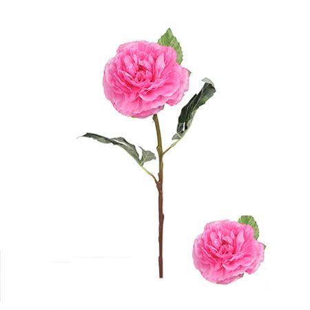 Artificial Peony Pink 67cm (PACK OF 2)
