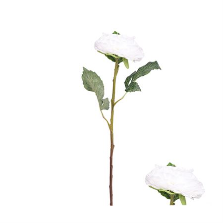 Artificial Peony White 67cm (PACK OF 2)