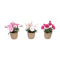 Artificial Petunia In Pot 28cm Pink