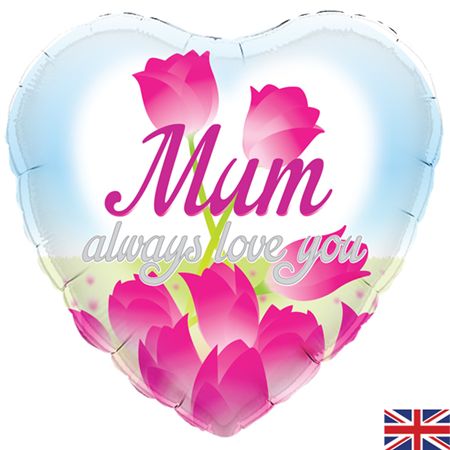 Balloon 18 Inch Mum Always Love You (PACK OF 5)