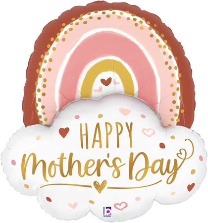 Balloon 35 Inch Mothers Rainbow Boho (PACK OF 2)
