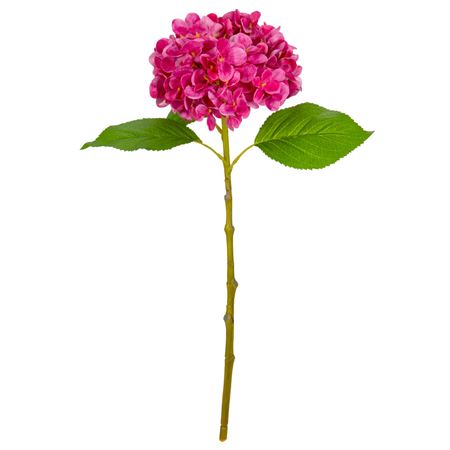 Artificial Hydrangea Fuchsia 48cm (PACK OF 2)