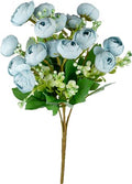 Artificial Ranunculus Bush Blue (PACK OF 3)