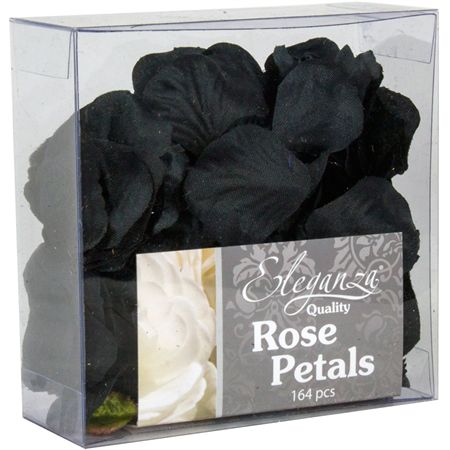 Artificial Rose Petals Black X164 (PACK OF 2)