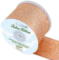 Ribbon Xmas Sparkle Rose Gold 63mm