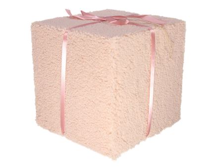 Hanging Gift Box Fluff Pink 30cm X1