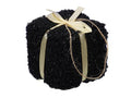 Hanging Gift Box Fluff Black 9cm X3  (PACK OF 3)