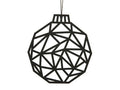 Metal Geo Ball Hang Black 15cm (PACK OF 3)