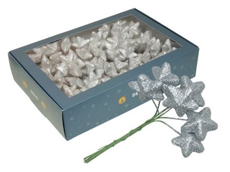 Wired Sparkling Stars Silver18x6 4cm