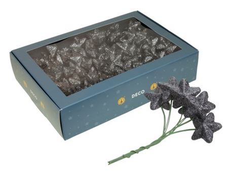 Wired Sparkling Stars Pewter18x6 4cm