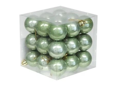 Plastic Balls Green Opal 4cm X27