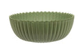 Plastic Bowl Green 20x7.5cm (pack of 3)