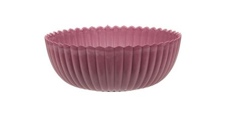 Plastic Bowl Mauve 20x7.5cm (pack of 3)