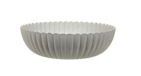 Plastic Bowl Grey 30x9cm (pack of 2)