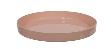 Plastic Tray Peach 27x3cm (pack of 2)