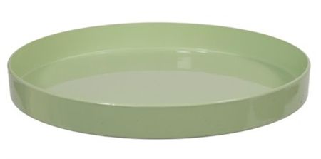 Plastic Tray Green 27x3cm (pack of 2)