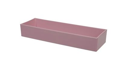 Plastic Tray Pink 32x10.5x5cm (pack of 2)
