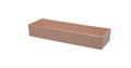 Plastic Tray Peach 32x10.5x5cm (pack of 2)