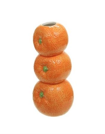 Dolomite Orange Vase 8x7.5x19cm